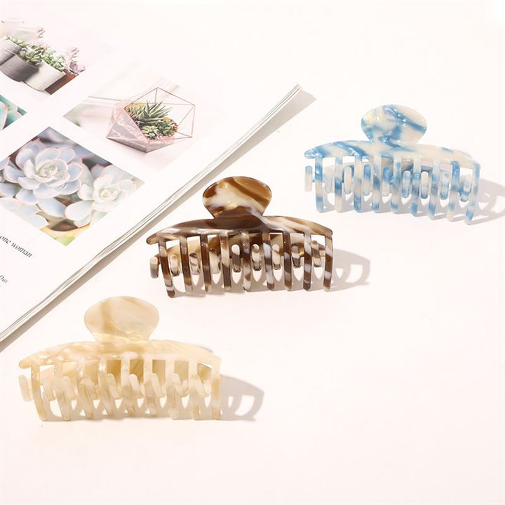 SOHO Gaja Hair Claw - Beige Marble - Hair Accessories