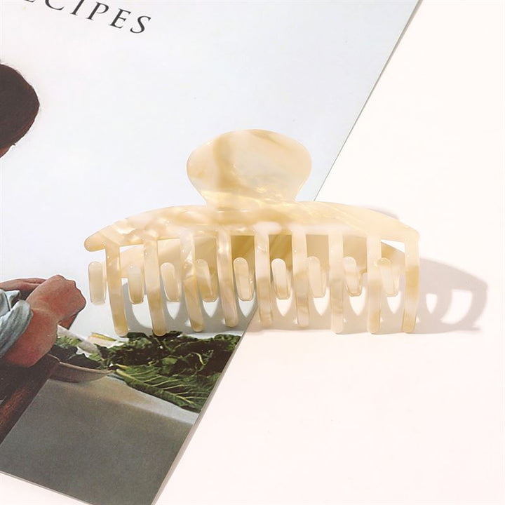 SOHO Gaja Hair Claw - Beige Marble - Hair Accessories