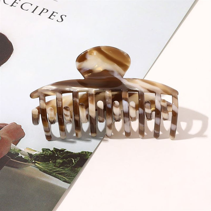 SOHO Gaja Hair Claw - Brown Marble - Hair Accessories