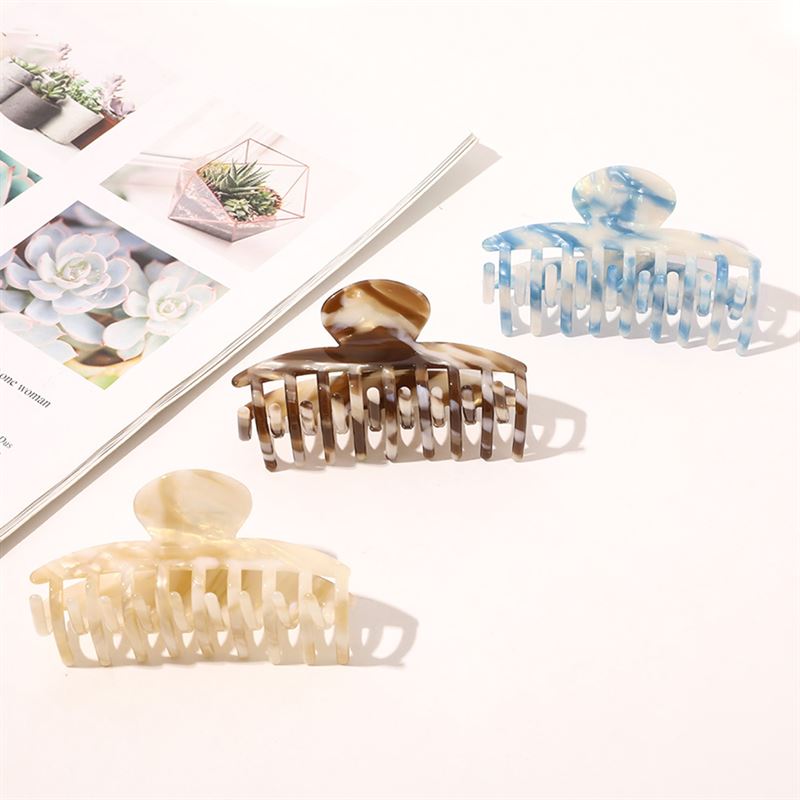 SOHO Gaja Hair Claw - Brown Marble - Hair Accessories