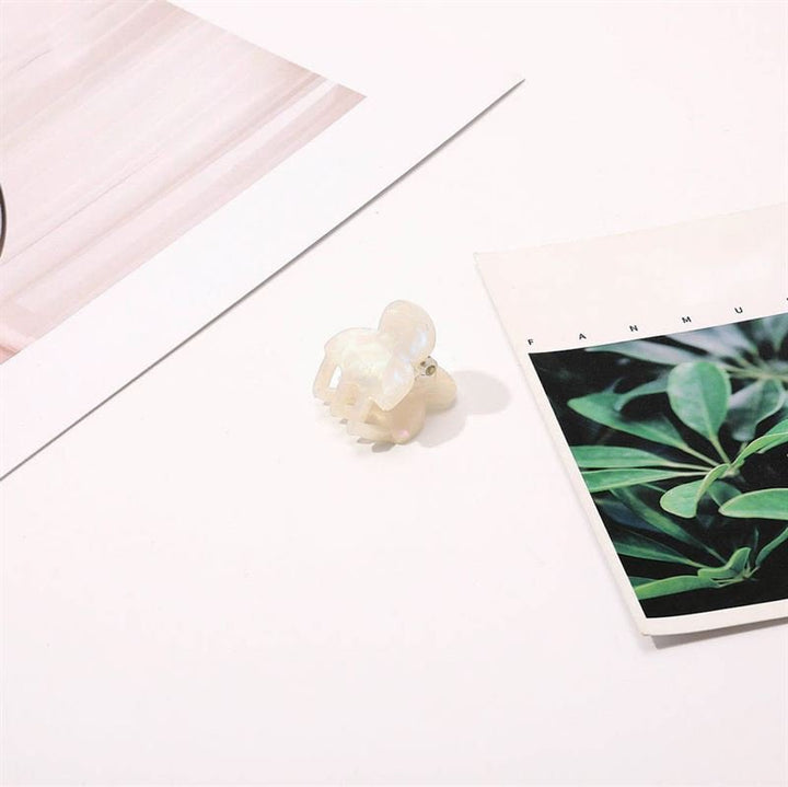SOHO Hara Mini Hair Claw - Pearl - Hair Accessories