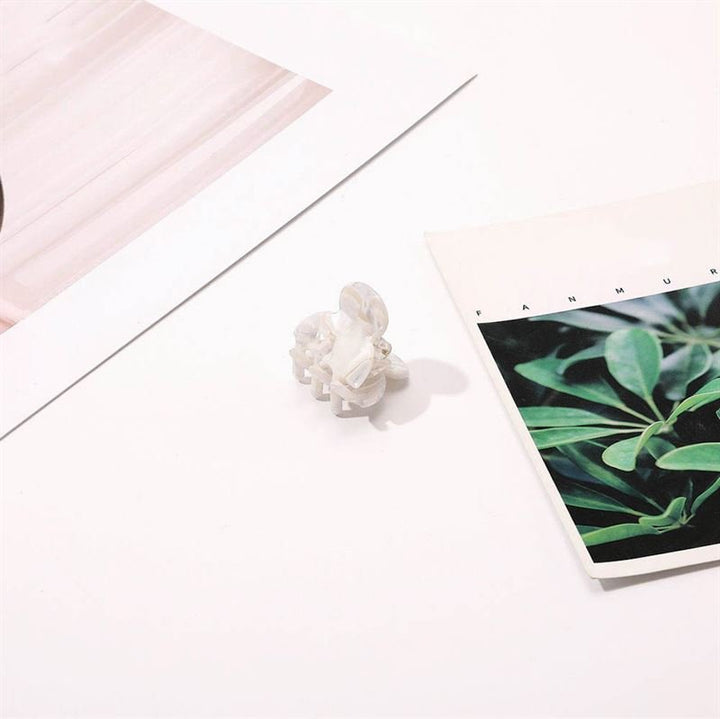 SOHO Hara Mini Hair Claw - Porcelain - Hair Accessories