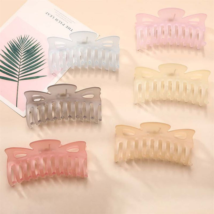 SOHO Jelly Hair Claw - Pink Peach - Hair Accessories