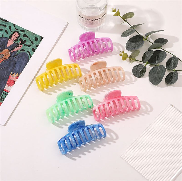 SOHO Kana Marble Hair Claw - Sand - Hair Accessories