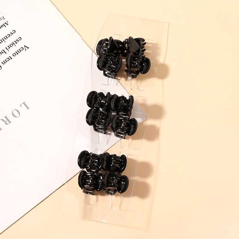 SOHO Lucca Mini Hair Claws - Black - Hair Accessories