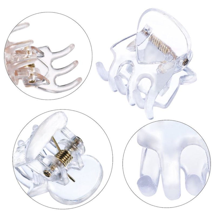 SOHO Lucca Mini Hair Claws - Transparent - Hair Accessories