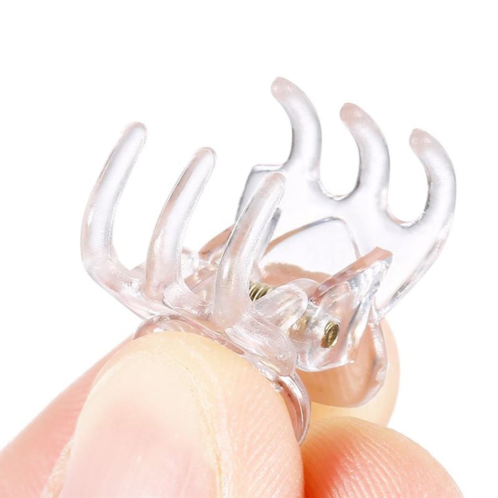 SOHO Lucca Mini Hair Claws - Transparent - Hair Accessories