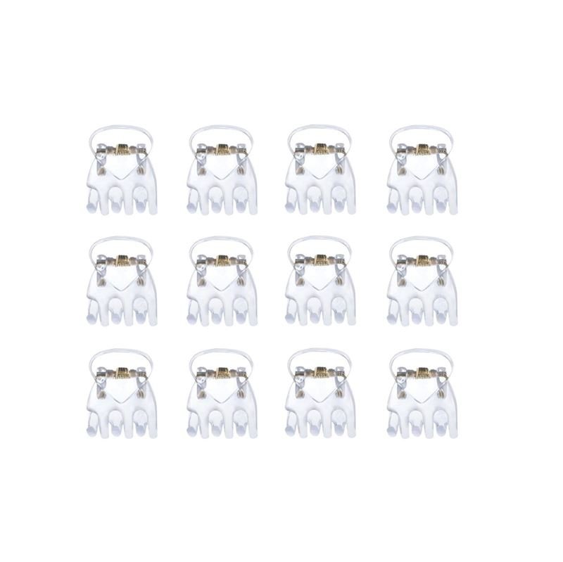 SOHO Lucca Mini Hair Claws - Transparent - Hair Accessories