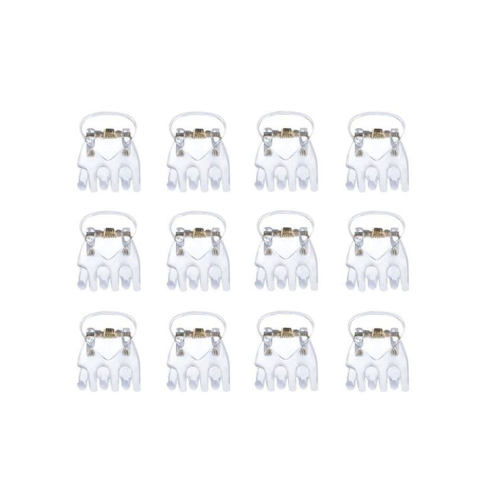 SOHO Lucca Mini Hair Claws - Transparent - Hair Accessories