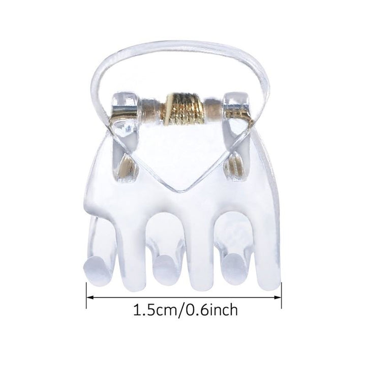 SOHO Lucca Mini Hair Claws - Transparent - Hair Accessories