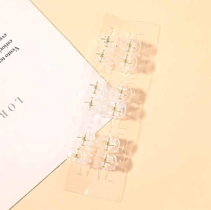 SOHO Lucca Mini Hair Claws - Transparent - Hair Accessories