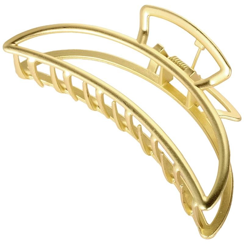 SOHO Lyra Large Metal Hair Claw - Gold - Hair Accessories