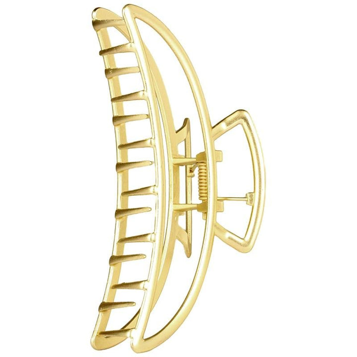 SOHO Lyra Large Metal Hair Claw - Gold - Hair Accessories