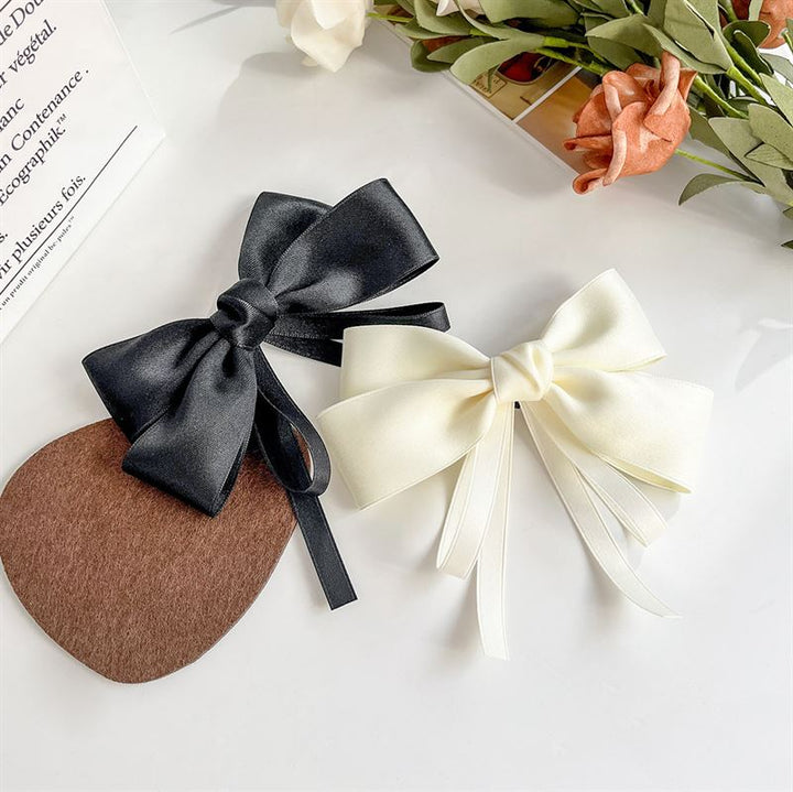 SOHO Vanessa Bow Hair clips - Ivory - Hair Accessories | Fashiongirl