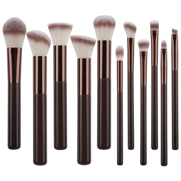 Technique PRO Chocolate Bronze Makeup Brush Set - 11 makeup brushes - Fashiongirl