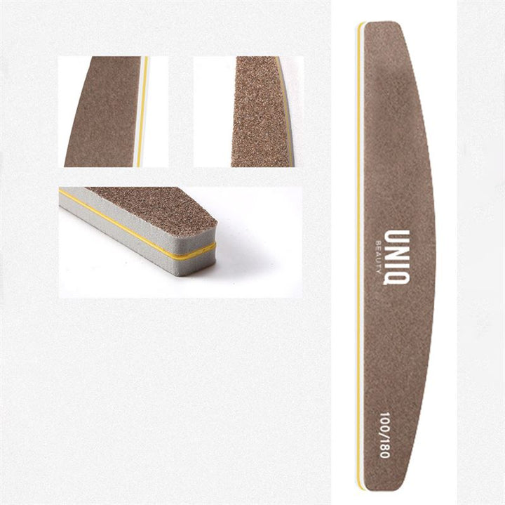 UNIQ Multi - Grit Half - Moon Nail Files and Buffer Kit - | Fashiongirl