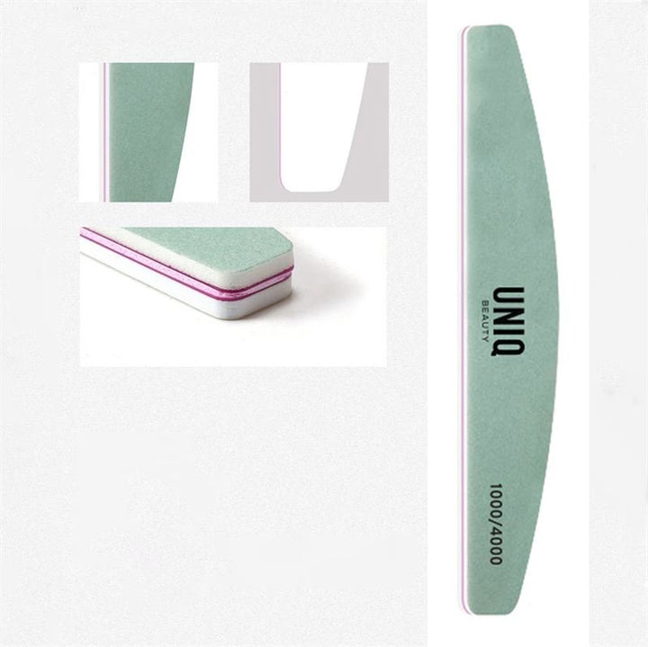 UNIQ Multi - Grit Half - Moon Nail Files and Buffer Kit - | Fashiongirl