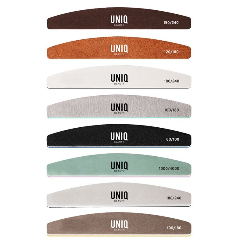 UNIQ Multi - Grit Half - Moon Nail Files and Buffer Kit - | Fashiongirl