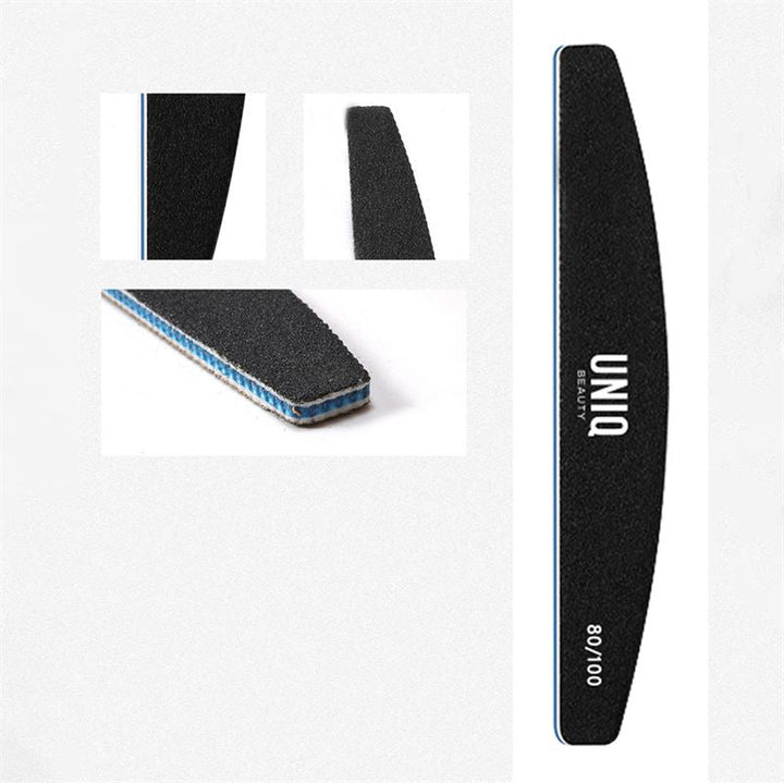 UNIQ Multi - Grit Half - Moon Nail Files and Buffer Kit - | Fashiongirl