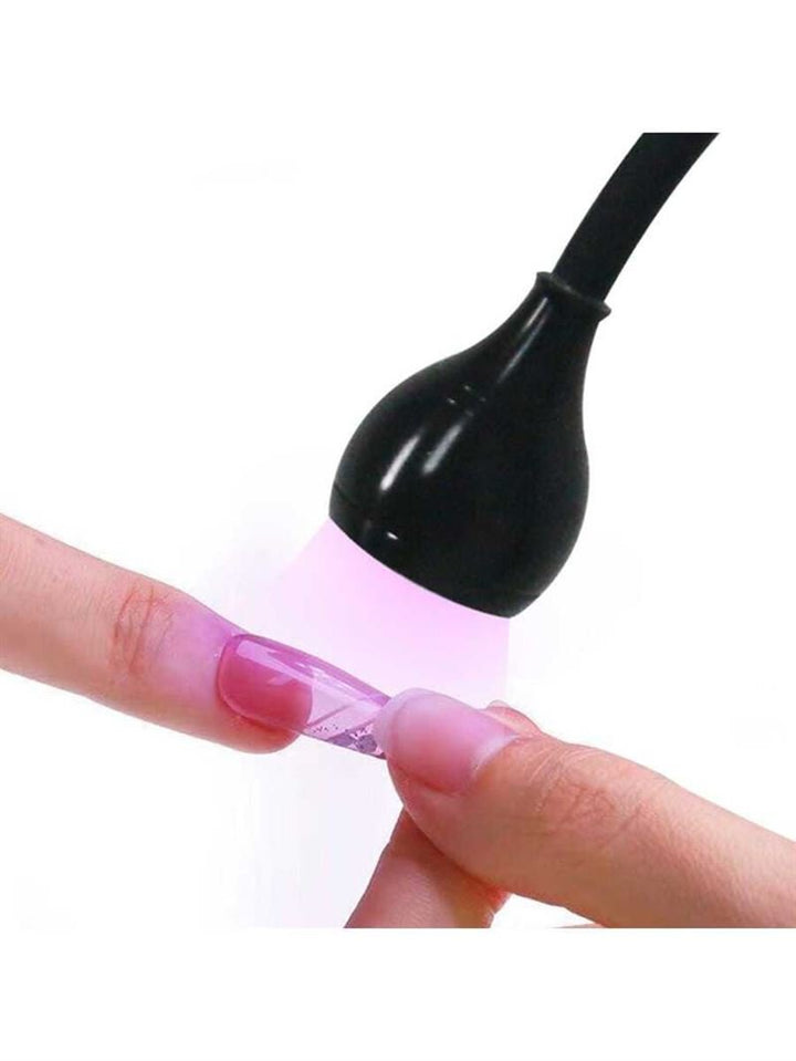 UV LED Mini Nail Lamp - Compact and efficient for nails and gel polish (Black) - Fashiongirl