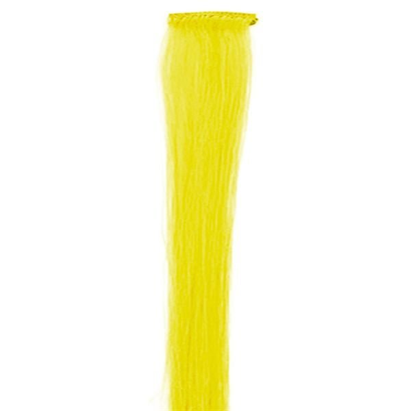 Yellow, 50 cm - Crazy Colour Clip On - Fashiongirl