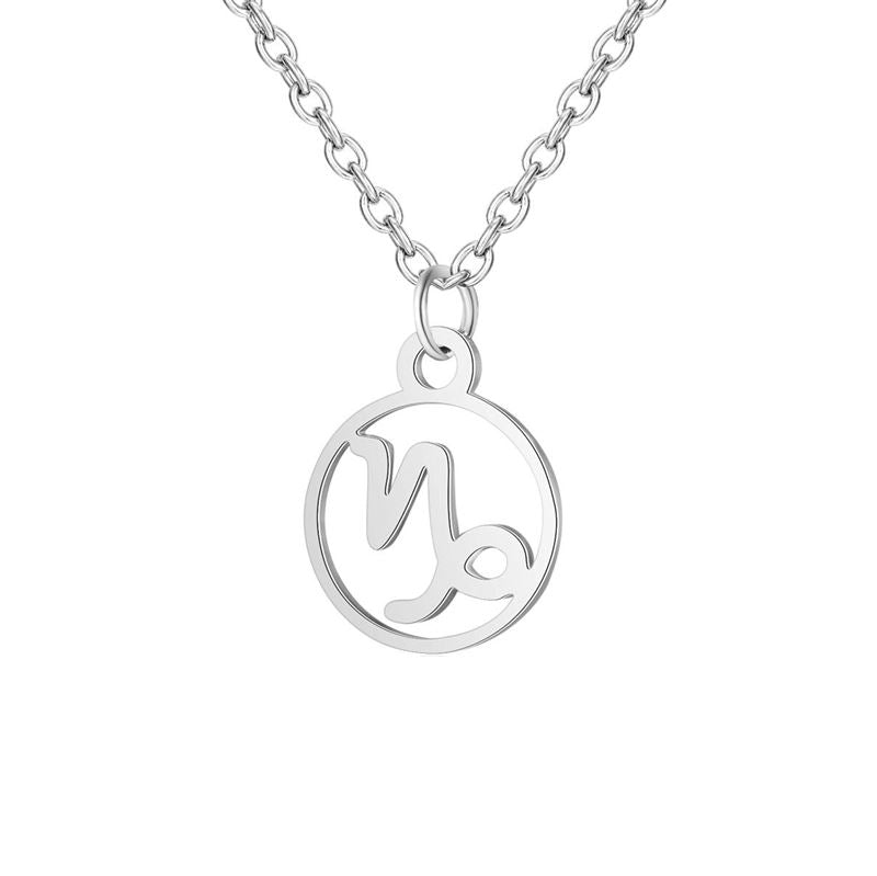 Zodiac Necklace: Capricorn - Zodiac, Silver - Fashiongirl