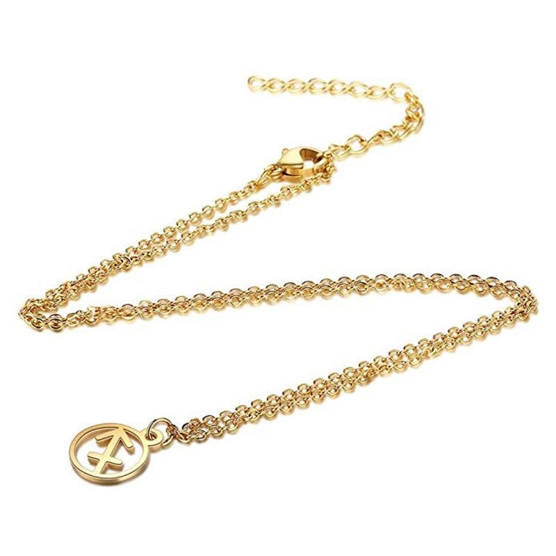 Zodiac necklace: Libra - Zodiac, Gold - Fashiongirl