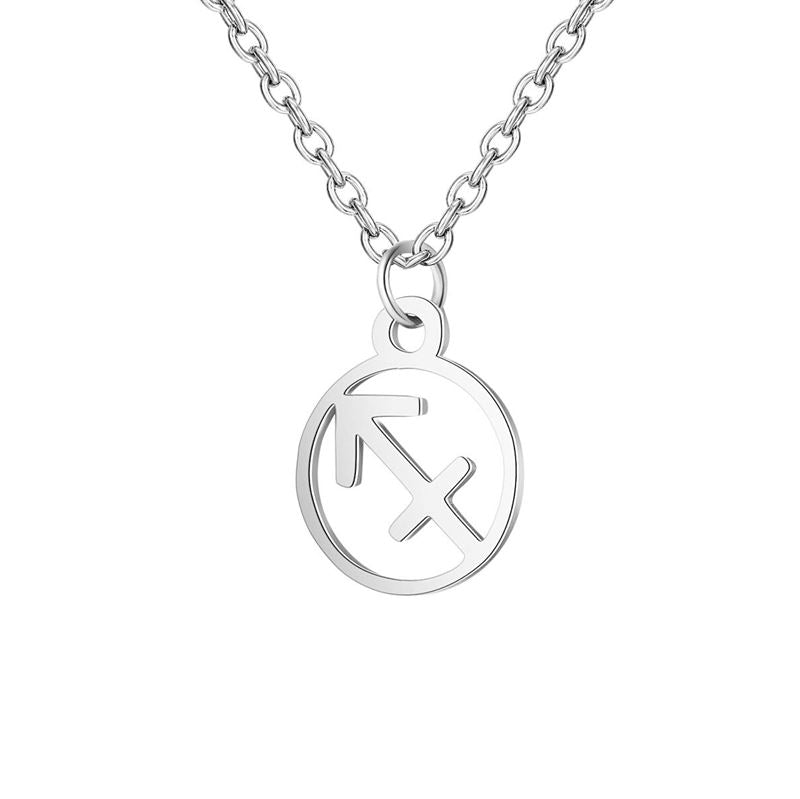 Zodiac Necklace: Sagittarius - Zodiac, Silver - Fashiongirl